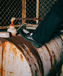 The Kenford Fineshoes | TANK SOLE LOAFERS BLK WHT PAISLEY(ローファー)