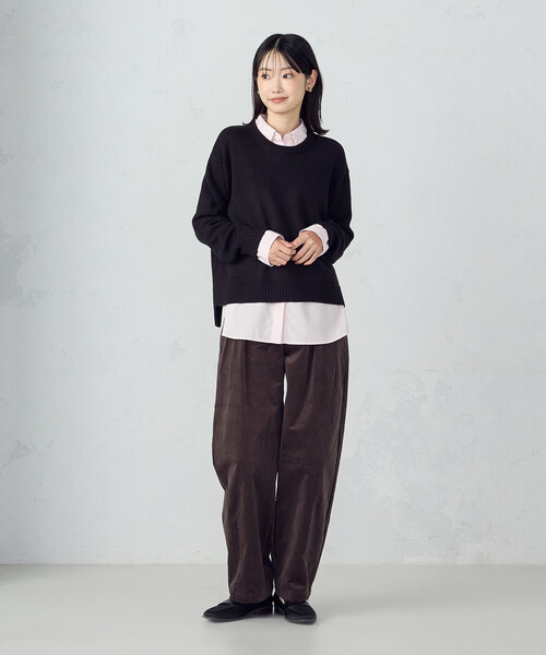 COMME CA ISM(コムサイズム)の「コーデュロイ カービーパンツ(その他パンツ・レディース・チャコール/ブラウン・LARGE/MEDIUM)」の11枚目の写真