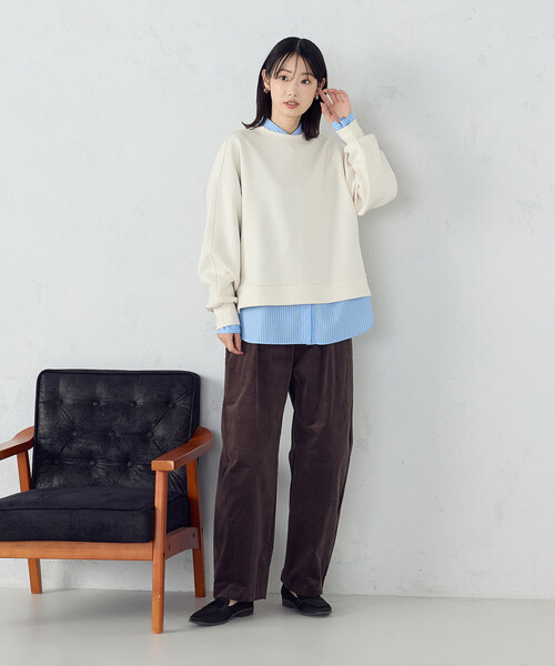 COMME CA ISM(コムサイズム)の「コーデュロイ カービーパンツ(その他パンツ・レディース・チャコール/ブラウン・LARGE/MEDIUM)」の16枚目の写真