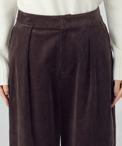 COMME CA ISM(コムサイズム)の「コーデュロイ カービーパンツ(その他パンツ・レディース・チャコール/ブラウン・LARGE/MEDIUM)」の22枚目の写真