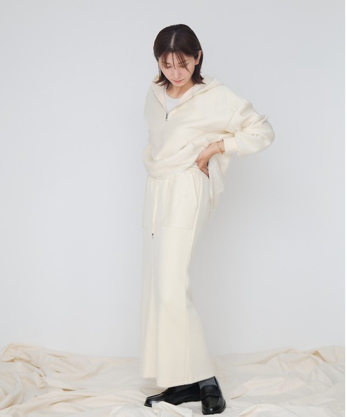 Muel Chic（ミュエルシック）の「Nicosia skirt   ニコシアスカート（スカート・レディース・ベージュ/ダークブラック/オフホワイト・FREE）」の20枚目の写真