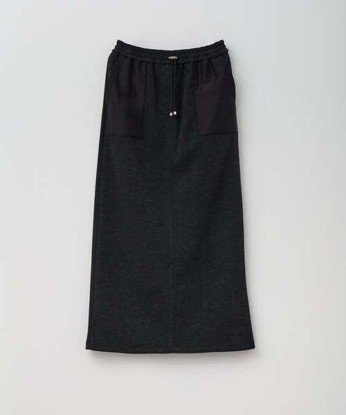 Muel Chic（ミュエルシック）の「Nicosia skirt   ニコシアスカート（スカート・レディース・ベージュ/ダークブラック/オフホワイト・FREE）」の5枚目の写真