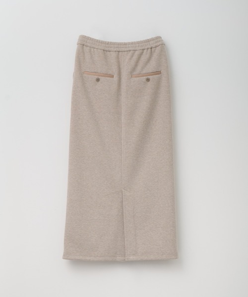 Muel Chic（ミュエルシック）の「Nicosia skirt   ニコシアスカート（スカート・レディース・ベージュ/ダークブラック/オフホワイト・FREE）」の7枚目の写真
