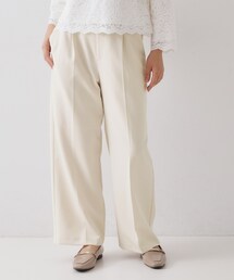 OPAQUE.CLIP | ≪通勤・セレモニーセットアップ対応≫ ワイドパンツダブルクロス【洗濯機OK】(その他パンツ)