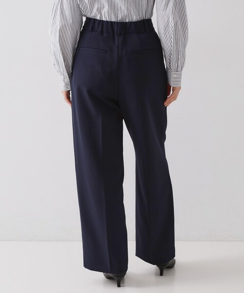 OPAQUE.CLIP（オペークドットクリップ）の「≪通勤・セレモニーセットアップ対応≫ ワイドパンツダブルクロス【洗濯機OK】（その他パンツ・レディース・ライトベージュ/ブラック/ネイビー・38/36/34/42/40）」の20枚目の写真