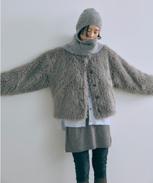Shaggy Faux Fur 2-Way Jacket