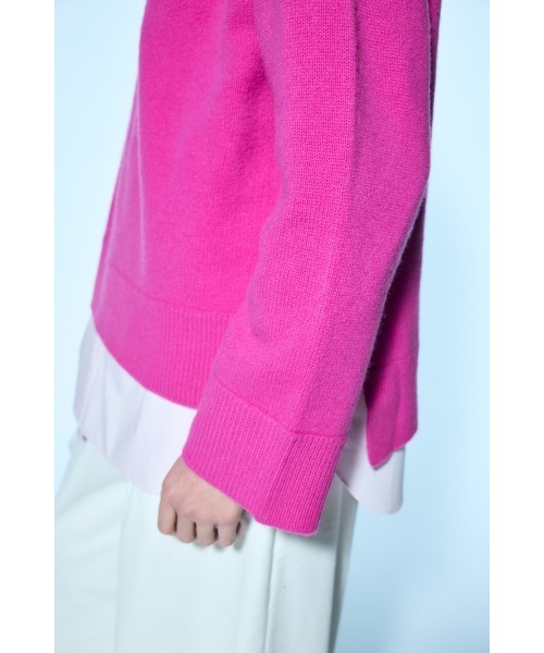 ナゴンスタンス　プルオーバー Paddingネックプルオーバー（ニット/セーター）｜nagonstans（ナゴ