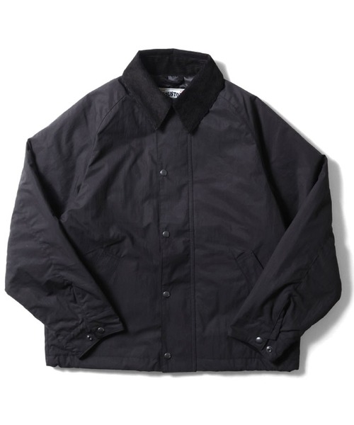 HOUSTON（ヒューストン）の「HOUSTON ショートハンティングジャケット（ミリタリージャケット・メンズ・ナチュラル/オリーブドラブ/ブラック・X-LARGE/XX-LARGE/MEDIUM/LARGE）」の2枚目の写真