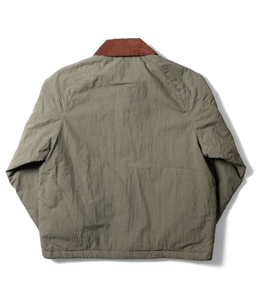 HOUSTON（ヒューストン）の「HOUSTON ショートハンティングジャケット（ミリタリージャケット・メンズ・ナチュラル/オリーブドラブ/ブラック・X-LARGE/XX-LARGE/MEDIUM/LARGE）」の5枚目の写真