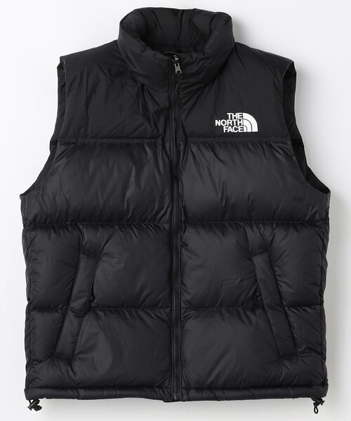 THE NORTH FACE（ザノースフェイス）の「THE NORTH FACE/ザ・ノース・フェイス NUPTSE VEST/ヌプシベスト(限定展開)（ダウンベスト・メンズ・チャコールグレー/ブラック・MEDIUM/X-LARGE/LARGE）」の2枚目の写真