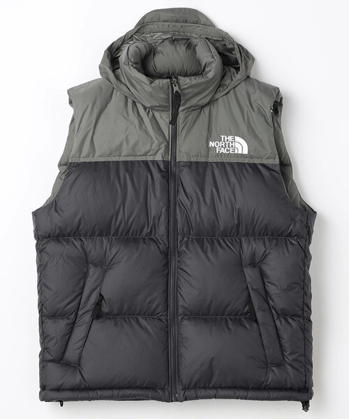 THE NORTH FACE（ザノースフェイス）の「THE NORTH FACE/ザ・ノース・フェイス NUPTSE VEST/ヌプシベスト(限定展開)（ダウンベスト・メンズ・チャコールグレー/ブラック・MEDIUM/X-LARGE/LARGE）」の13枚目の写真
