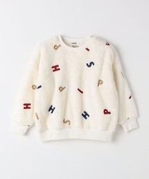 SHIPS Colors（シップス カラーズ）の「SHIPS Colors: 90~140cm /〈洗濯機可能〉 ロゴ刺繍 ボア スウェット◇（スウェット・キッズ）」