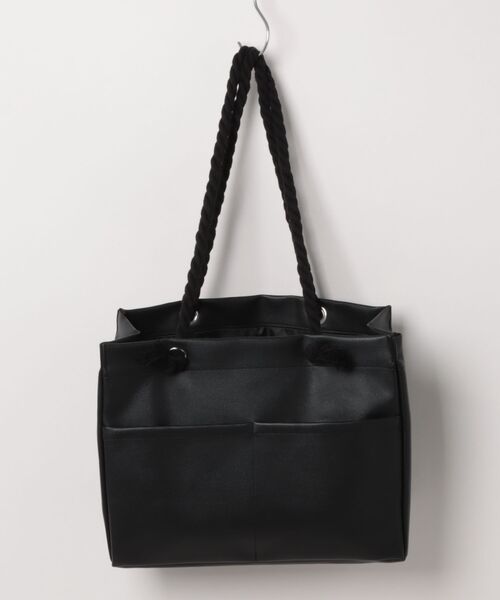 ANAP（アナップ）の「KOGYARU×ANAP ロープトートバッグ（トートバッグ・レディース・ブラック/ベージュ・F）」の22枚目の写真