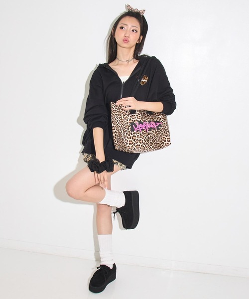 ANAP（アナップ）の「KOGYARU×ANAP ロープトートバッグ（トートバッグ・レディース・ブラック/ベージュ・F）」の10枚目の写真