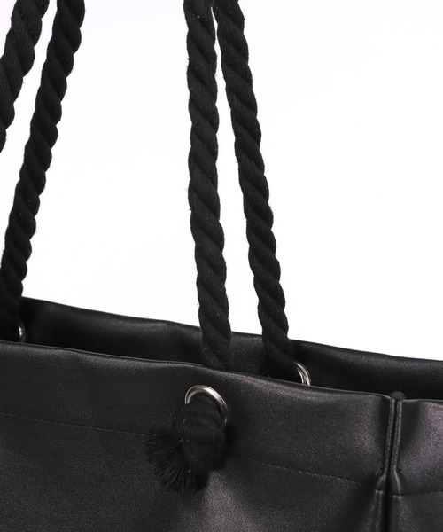 ANAP（アナップ）の「KOGYARU×ANAP ロープトートバッグ（トートバッグ・レディース・ブラック/ベージュ・F）」の18枚目の写真