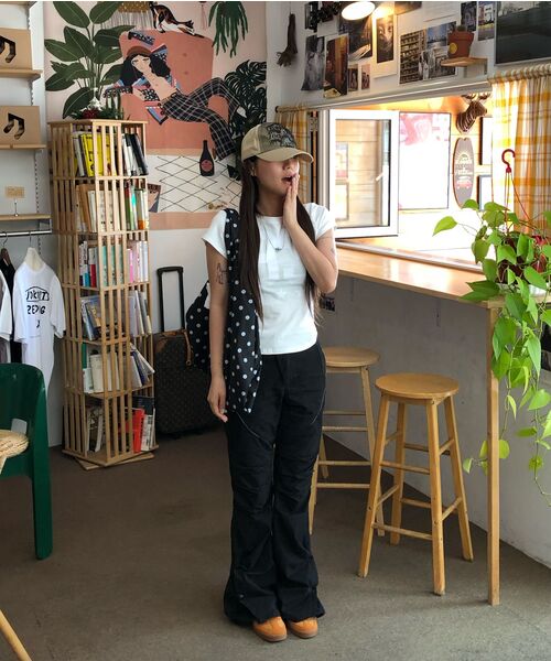 PARTIMENTO WOMEN(パルティメントウィメン)の「93 チャオ プリンテッド ショートスリーブTシャツ_ホワイト(Tシャツ/カットソー・レディース・ホワイト・SMALL/MEDIUM)」の20枚目の写真