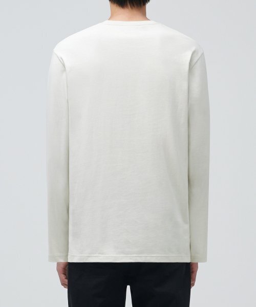 MUSINSA STANDARD（ムシンサスタンダード）の「ベーシック長袖Tシャツ [ダスティクリーム]（Tシャツ/カットソー・メンズ・その他・LARGE/X-LARGE/XX-LARGE/XXX-LARGE/SMALL/MEDIUM）」の2枚目の写真