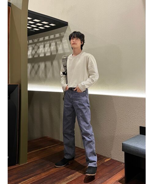 MUSINSA STANDARD（ムシンサスタンダード）の「ベーシック長袖Tシャツ [ダスティクリーム]（Tシャツ/カットソー・メンズ・その他・LARGE/X-LARGE/XX-LARGE/XXX-LARGE/SMALL/MEDIUM）」の10枚目の写真