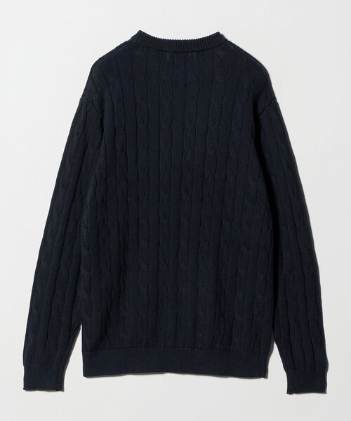 A DAY IN THE LIFE UNITED ARROWS(アデイインザライフユナイテッドアローズ)の「ケーブルニット-ウォッシャブル-<A DAY IN THE LIFE>(ニット/セーター・メンズ・ネイビー/ナチュラル/ワイン・L/M/S)」の15枚目の写真