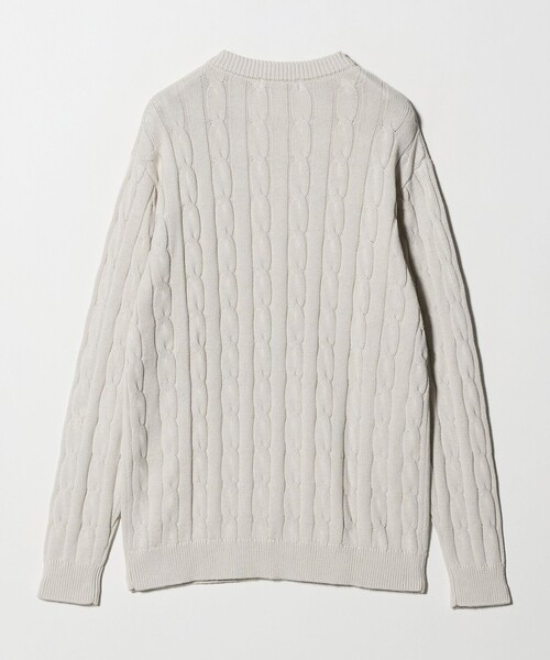 A DAY IN THE LIFE UNITED ARROWS(アデイインザライフユナイテッドアローズ)の「ケーブルニット-ウォッシャブル-<A DAY IN THE LIFE>(ニット/セーター・メンズ・ネイビー/ナチュラル/ワイン・L/M/S)」の19枚目の写真
