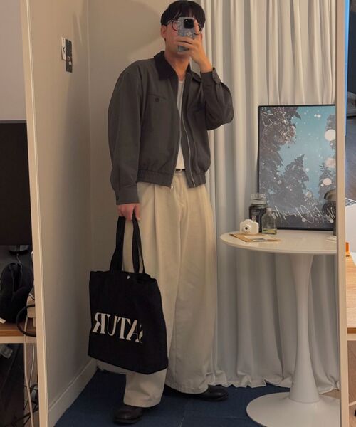 MUSINSA STANDARD（ムシンサスタンダード）の「リラックスドCRスクープネックTシャツ[クリーム]（Tシャツ/カットソー・メンズ・その他・LARGE/X-LARGE/XX-LARGE/SMALL/MEDIUM）」の5枚目の写真