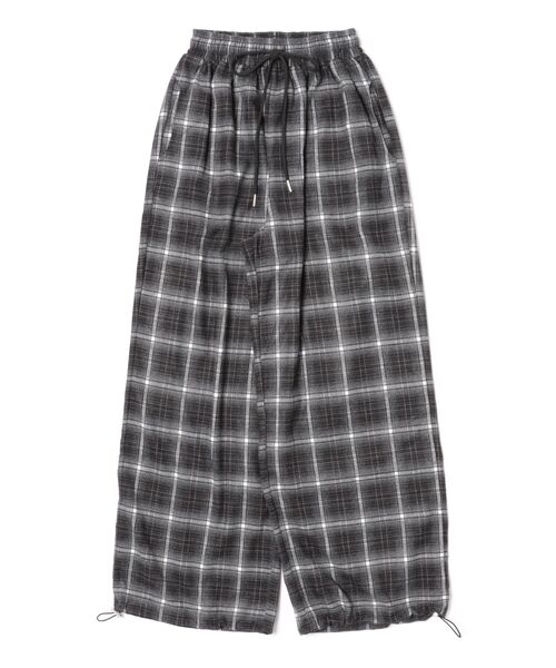 Figments（フィグメンツ）の「チェックワイドパンツ（その他パンツ・レディース・レッド/ブラック・FREE）」の13枚目の写真