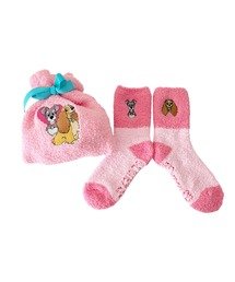 Disney（ディズニー）の「【 Disney 】 もこもこ靴下 in 巾着 25W11（ソックス/靴下）」