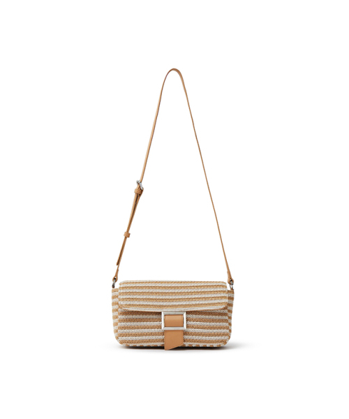 LAP(ラップ)の「RATTAN BAGUETTE BAG AR7AB441(ショルダーバッグ・レディース・ブラック/ベージュ・FREE)」の8枚目の写真