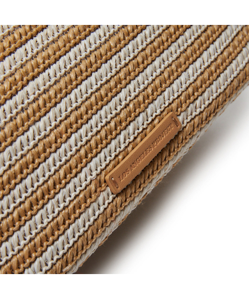 LAP(ラップ)の「RATTAN BAGUETTE BAG AR7AB441(ショルダーバッグ・レディース・ブラック/ベージュ・FREE)」の4枚目の写真