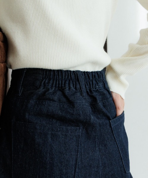 flower(フラワー)の「スノーフラワーデニム(デニムパンツ・レディース・ネイビー/ブラック・SMALL/MEDIUM)」の12枚目の写真