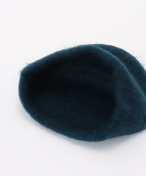 IENA（イエナ）の「SAYAKA DAVIS/サヤカデイヴィス Ribbed Mohair Knit ニット帽 VKT204-MK（ニットキャップ/ビーニー・レディース・イエロー/ブルー・FREE）」の4枚目の写真