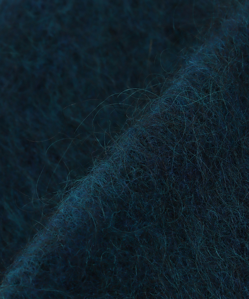 IENA（イエナ）の「SAYAKA DAVIS/サヤカデイヴィス Ribbed Mohair Knit ニット帽 VKT204-MK（ニットキャップ/ビーニー・レディース・イエロー/ブルー・FREE）」の7枚目の写真