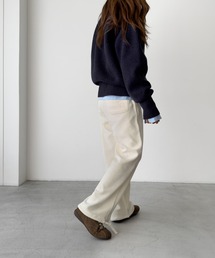 CANAL JEAN | HARING 裏使い刺繍ジョガーパンツ(スウェットパンツ)