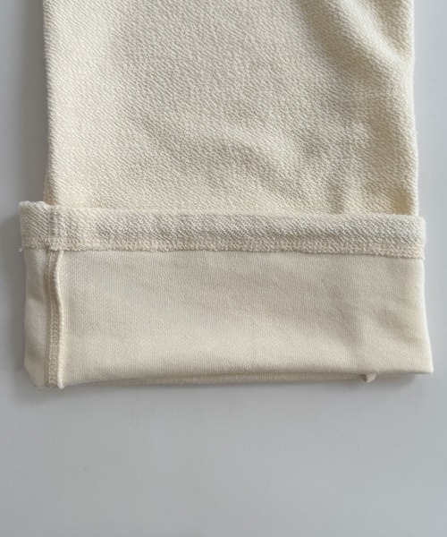 CANAL JEAN(キャナルジーン)の「HARING 裏使い刺繍ジョガーパンツ(スウェットパンツ・レディース・クリーム/ネイビー・ONE SIZE)」の17枚目の写真