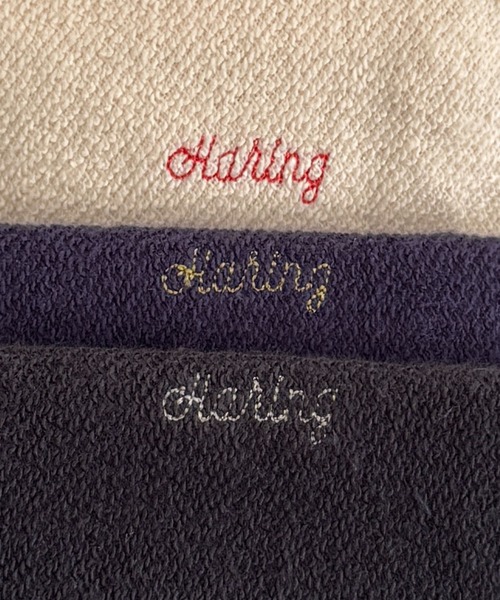 CANAL JEAN(キャナルジーン)の「HARING 裏使い刺繍ジョガーパンツ(スウェットパンツ・レディース・クリーム/ネイビー/サックスブルー/スミクロ・ONE SIZE)」の9枚目の写真