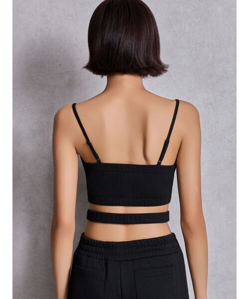 GYDA(ジェイダ)の「【WEB限定!!】CROSS POINTウエストクロスビスチェ(キャミソール・レディース・オフホワイト/ブラック・FREE)」の16枚目の写真