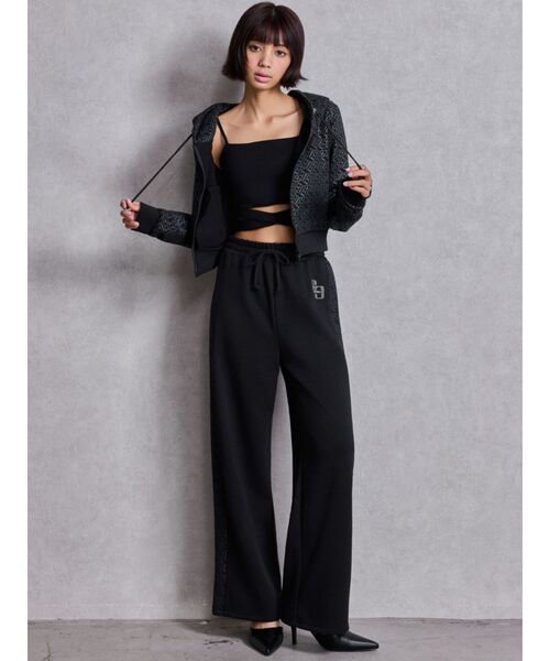 GYDA(ジェイダ)の「【WEB限定!!】CROSS POINTウエストクロスビスチェ(キャミソール・レディース・オフホワイト/ブラック・FREE)」の19枚目の写真