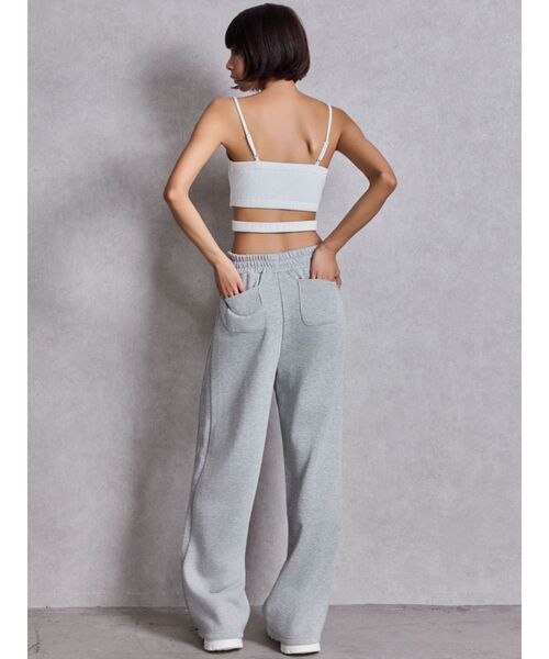 GYDA(ジェイダ)の「【WEB限定!!】CROSS POINTウエストクロスビスチェ(キャミソール・レディース・オフホワイト/ブラック・FREE)」の4枚目の写真