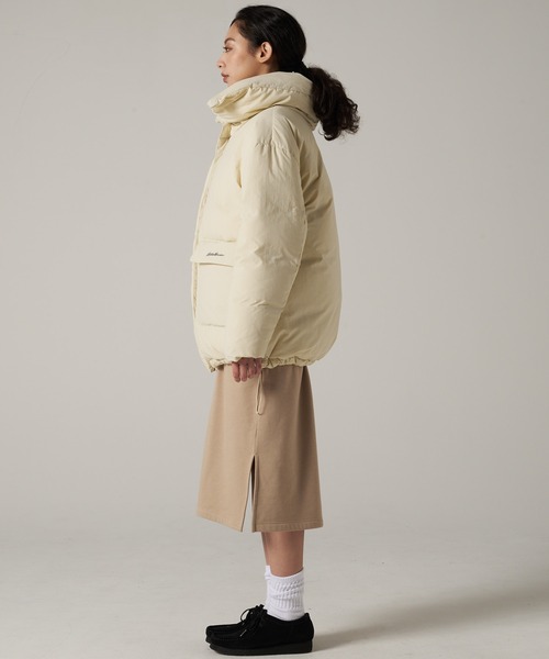 Eddie Bauer（エディーバウアー）の「パフィーネック ダウンジャケット（ダウンジャケット/コート・レディース・オフホワイト/ブラック・M/S/XL/L）」の9枚目の写真