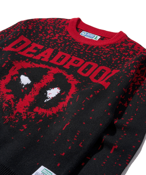 DISCUS ATHLETIC(ディスカス アスレチック)の「デッドプールニットセーター ブラック(ニット/セーター・レディース・その他・LARGE/X-LARGE)」の3枚目の写真
