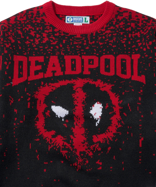 DISCUS ATHLETIC(ディスカス アスレチック)の「デッドプールニットセーター ブラック(ニット/セーター・レディース・その他・LARGE/X-LARGE)」の6枚目の写真