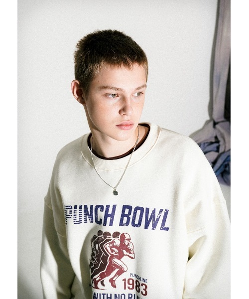 NO NEED（ノーニード）の「【PUNCHLINE】Punchball Sweatshirt/JUMT9210（スウェット・メンズ・ネイビー/クリーム/グレー・LL/L/M/3L）」の10枚目の写真