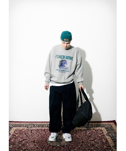 NO NEED（ノーニード）の「【PUNCHLINE】Punchball Sweatshirt/JUMT9210（スウェット・メンズ・ネイビー/クリーム/グレー・LL/L/M/3L）」の15枚目の写真