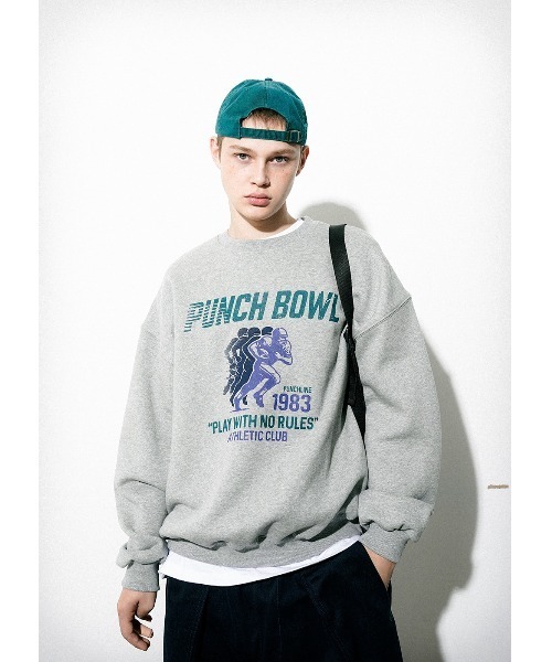 NO NEED（ノーニード）の「【PUNCHLINE】Punchball Sweatshirt/JUMT9210（スウェット・メンズ・ネイビー/クリーム/グレー・LL/L/M/3L）」の16枚目の写真