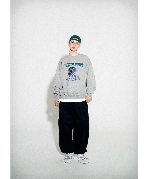 NO NEED（ノーニード）の「【PUNCHLINE】Punchball Sweatshirt/JUMT9210（スウェット・メンズ・ネイビー/クリーム/グレー・LL/L/M/3L）」の17枚目の写真
