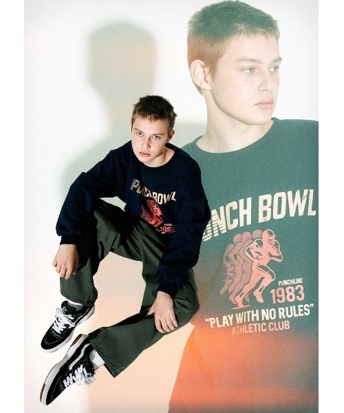 NO NEED（ノーニード）の「【PUNCHLINE】Punchball Sweatshirt/JUMT9210（スウェット・メンズ・ネイビー/クリーム/グレー・LL/L/M/3L）」の20枚目の写真