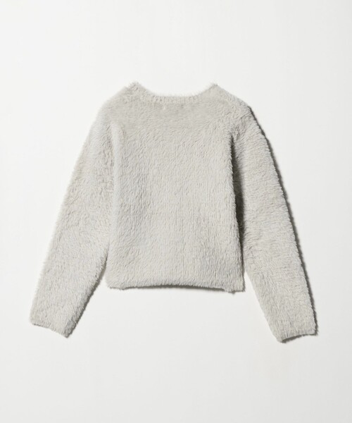 A DAY IN THE LIFE UNITED ARROWS(アデイインザライフユナイテッドアローズ)の「ファーライク クルーネックニット <A DAY IN THE LIFE>(ニット/セーター・レディース・ターコイズブルー系/モカ/ライトグレー・FREE)」の11枚目の写真