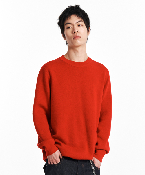 KICHUL(キチョル)の「Eclipse Reversible Knit (Red)(ニット/セーター・メンズ・その他・SMALL/MEDIUM/LARGE)」の2枚目の写真