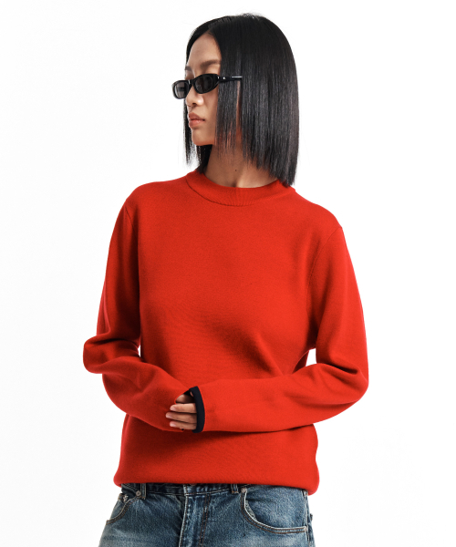 KICHUL(キチョル)の「Eclipse Reversible Knit (Red)(ニット/セーター・メンズ・その他・SMALL/MEDIUM/LARGE)」の4枚目の写真