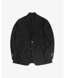 sortie（ソルティ）の「408 Linen Washed Jacket (Black)（テーラードジャケット）」